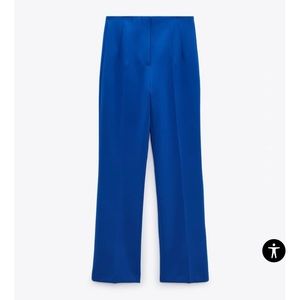 Zara High-Rise Flared Pants (S)